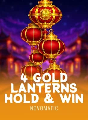 4 Gold Lanterns Hold & Win